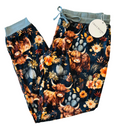 Navy girly Highland cow women’s joggers