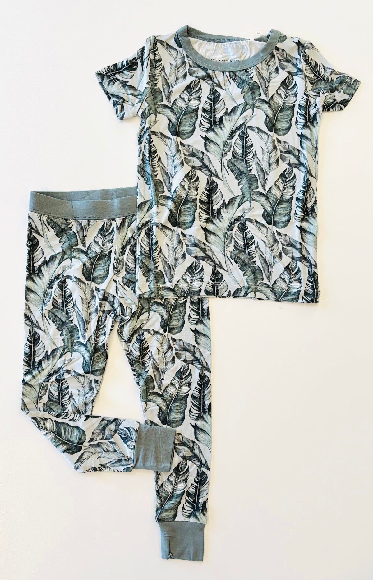 Tropical Mist Short Sleeve And Pant Set