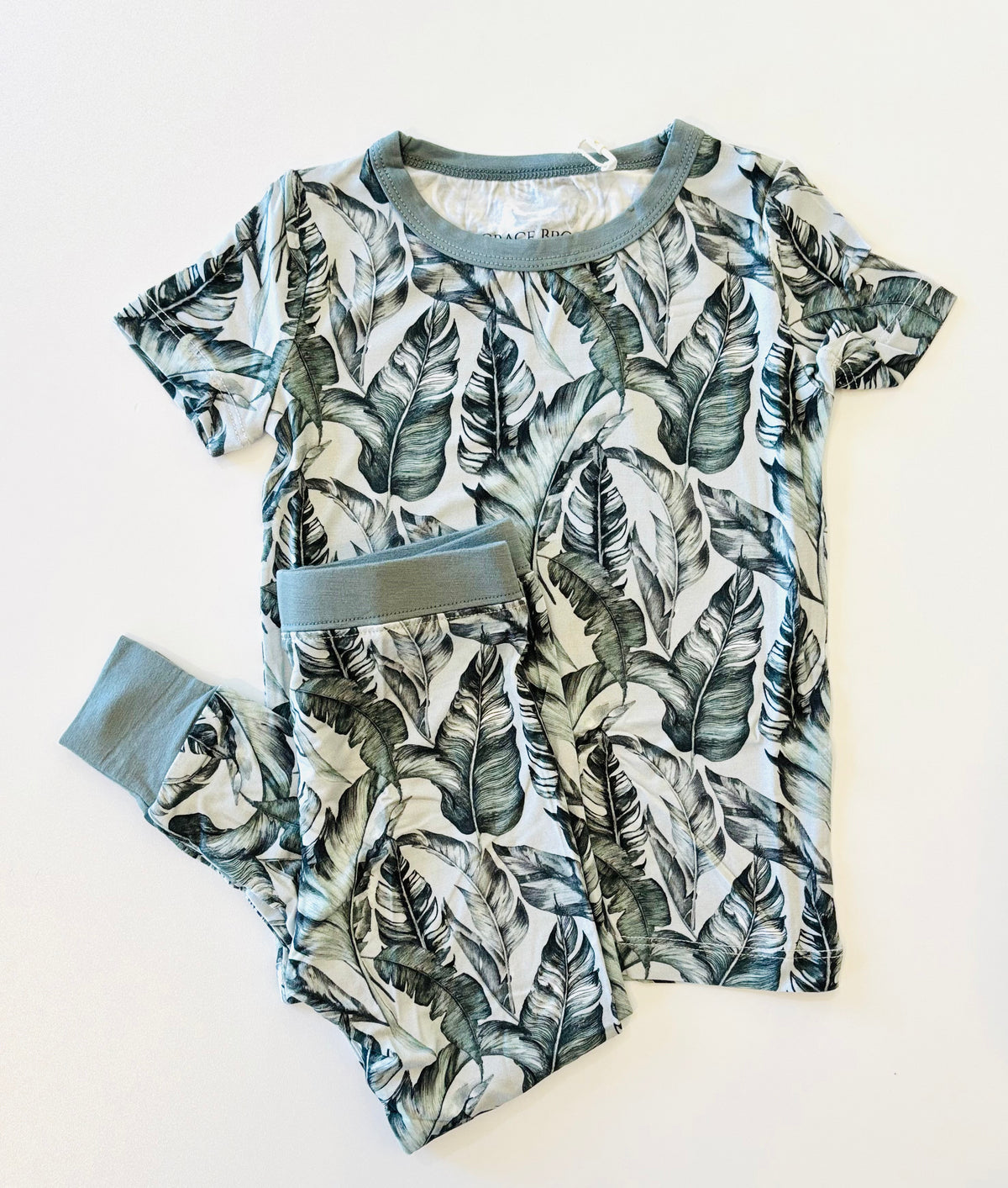 Tropical Mist Short Sleeve And Pant Set