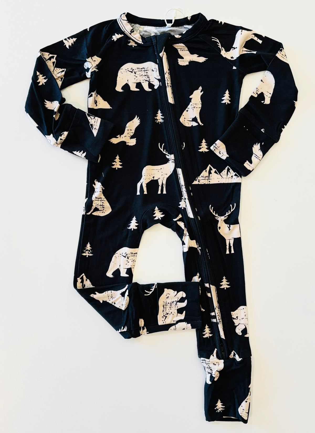 Mountain Animals Convertible Zippy Romper