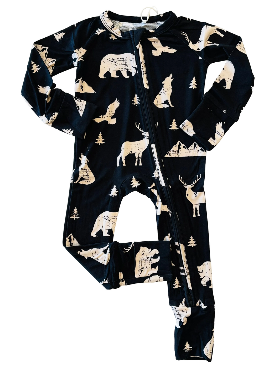 Mountain Animals Convertible Zippy Romper