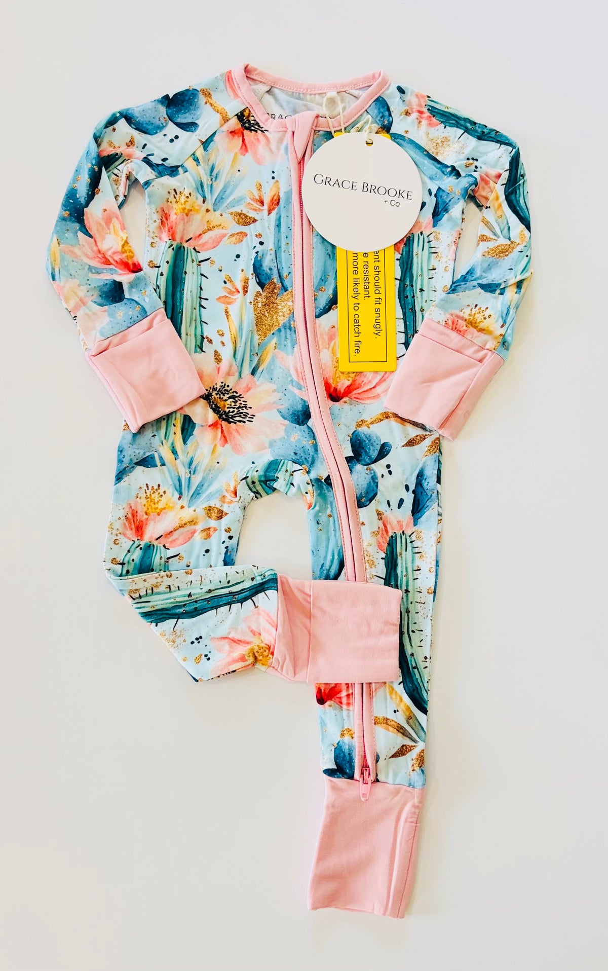 Cactus flowers Convertible Zippy Romper