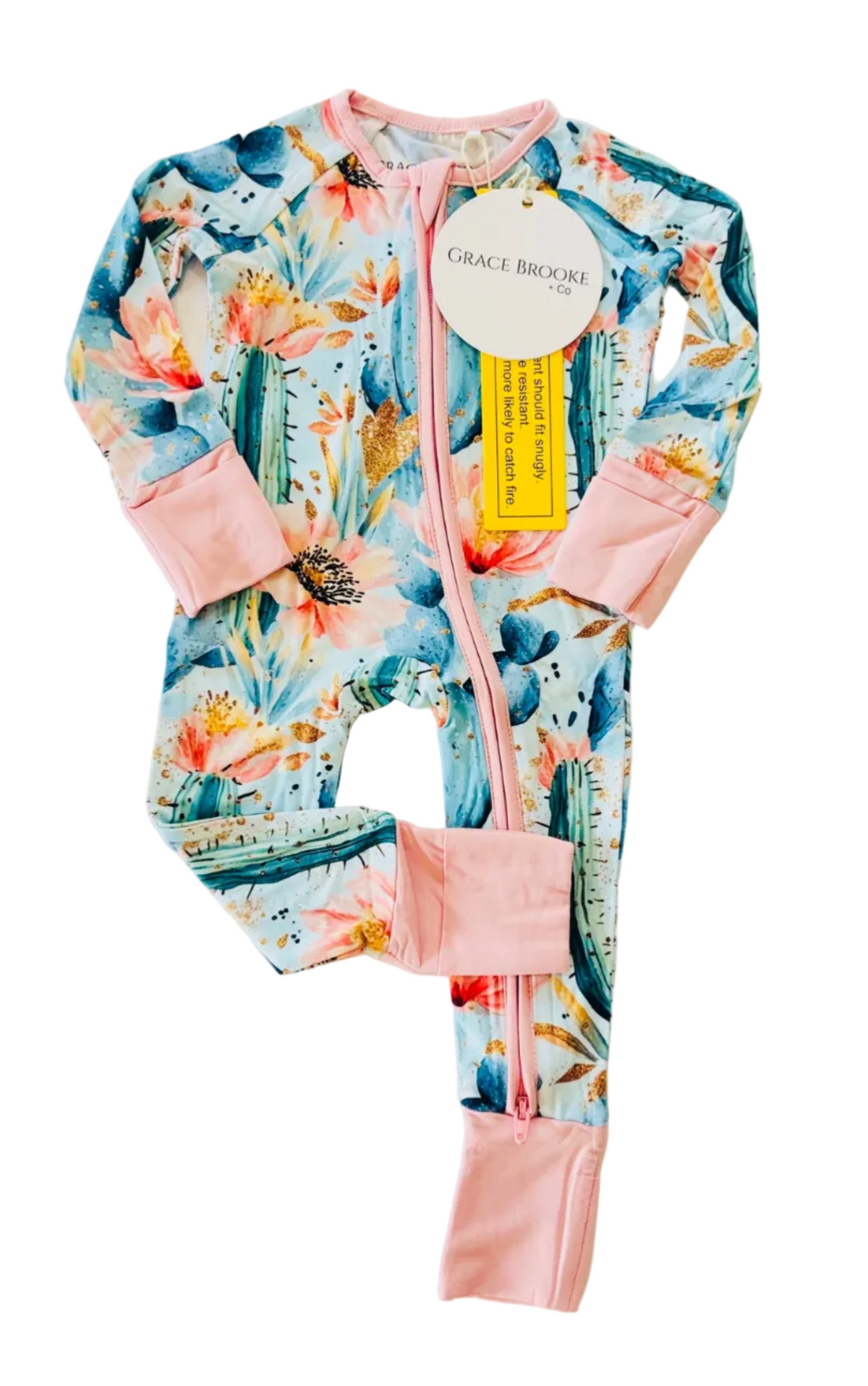 Cactus flowers Convertible Zippy Romper