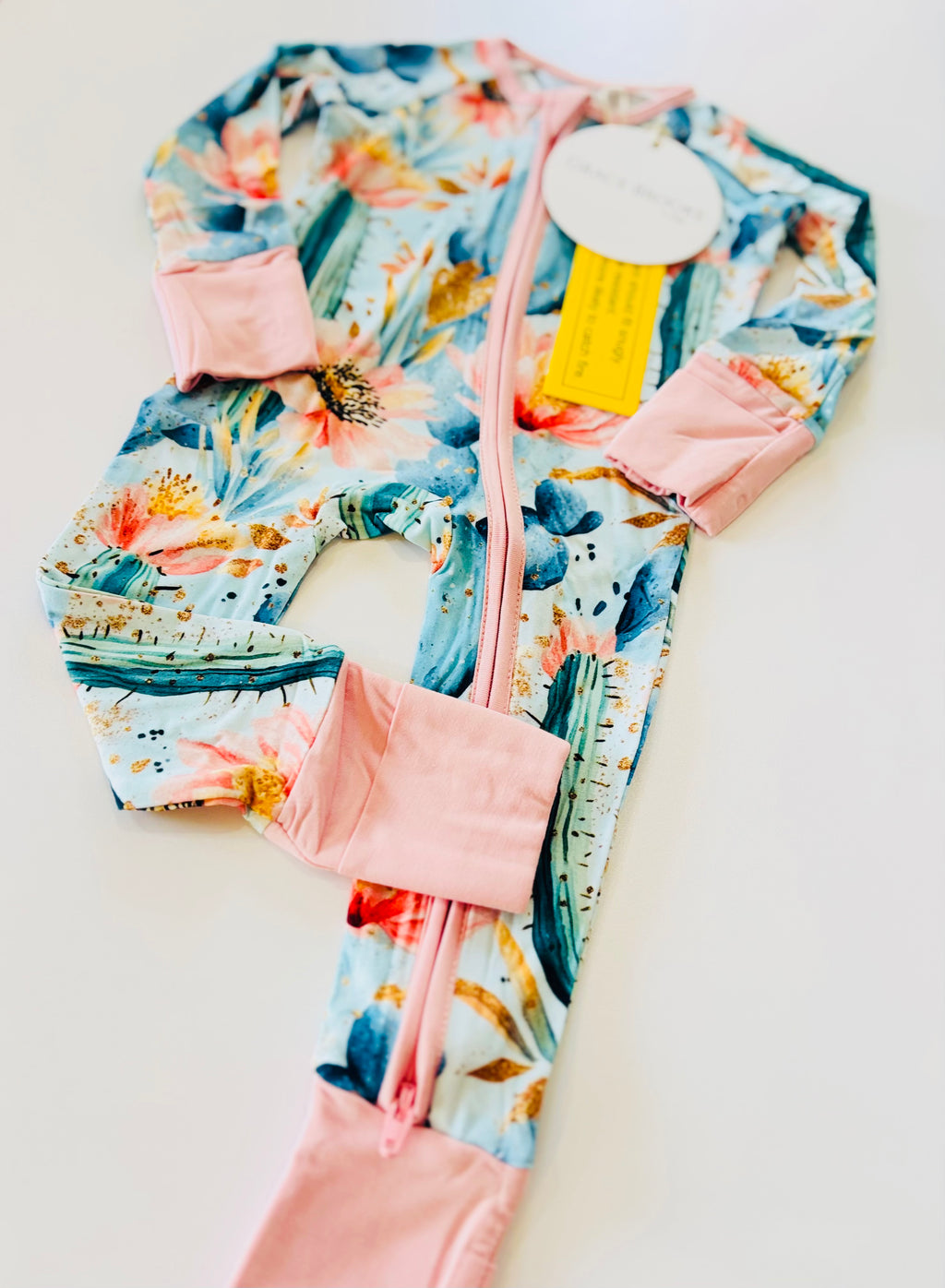 Cactus flowers Convertible Zippy Romper