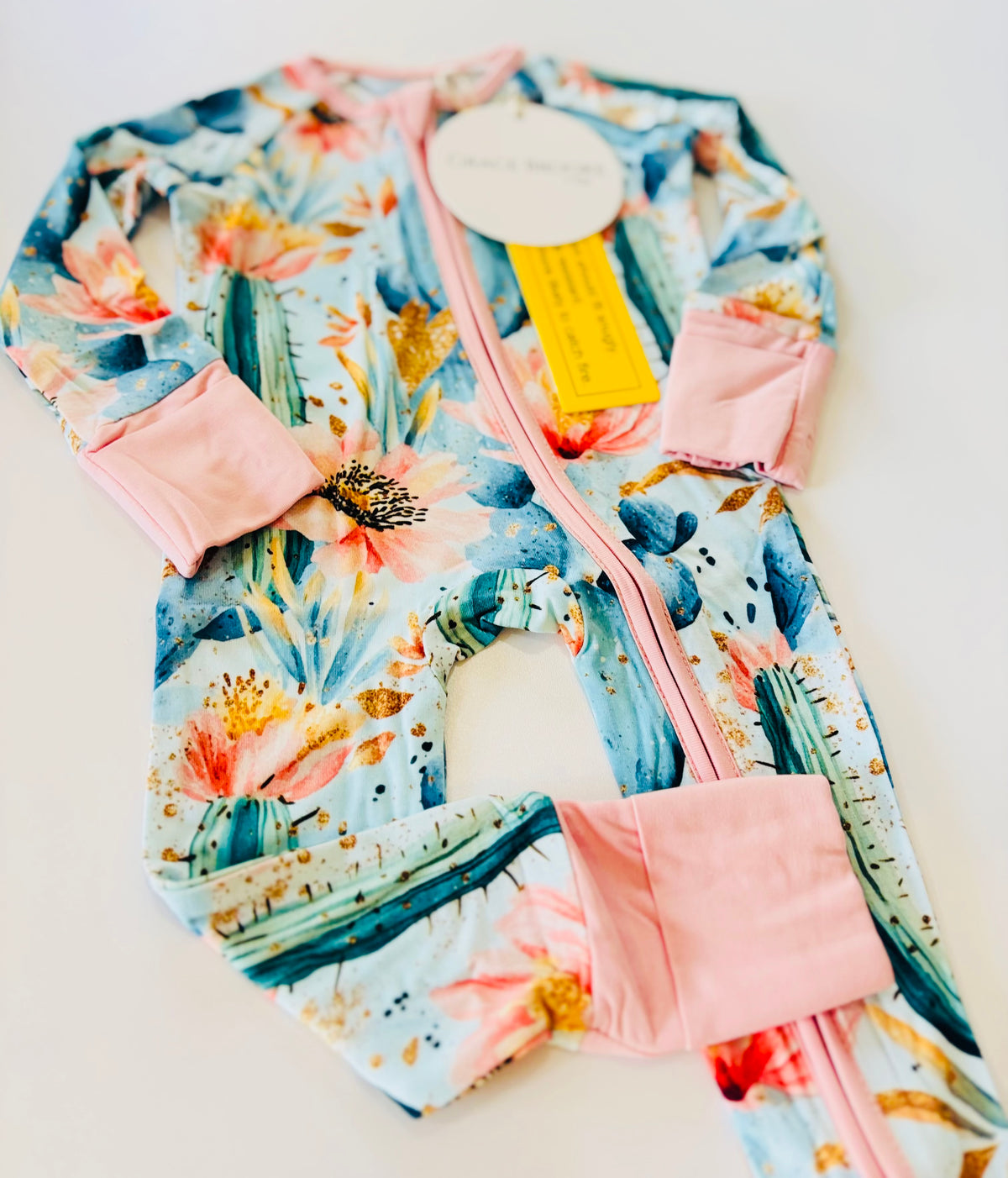 Cactus flowers Convertible Zippy Romper