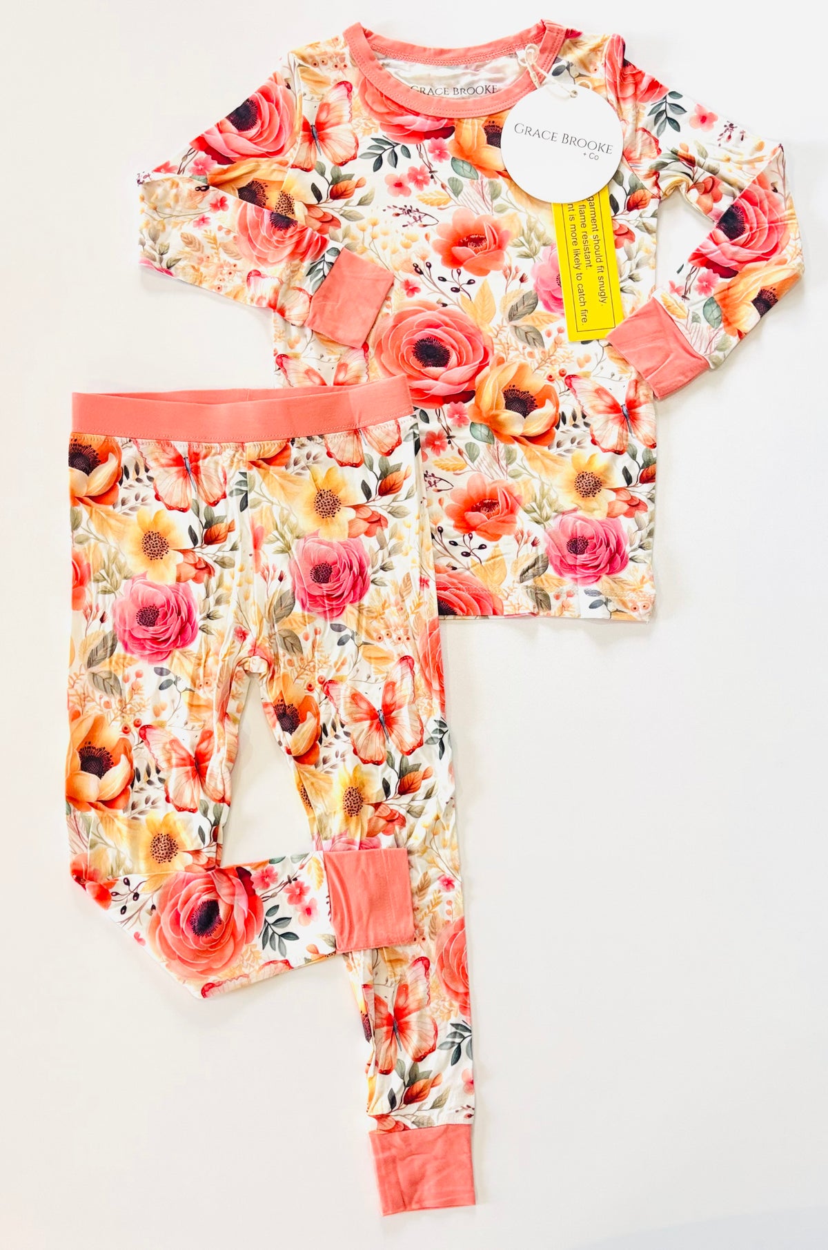 Butterfly Floral Long Sleeve and Pant set