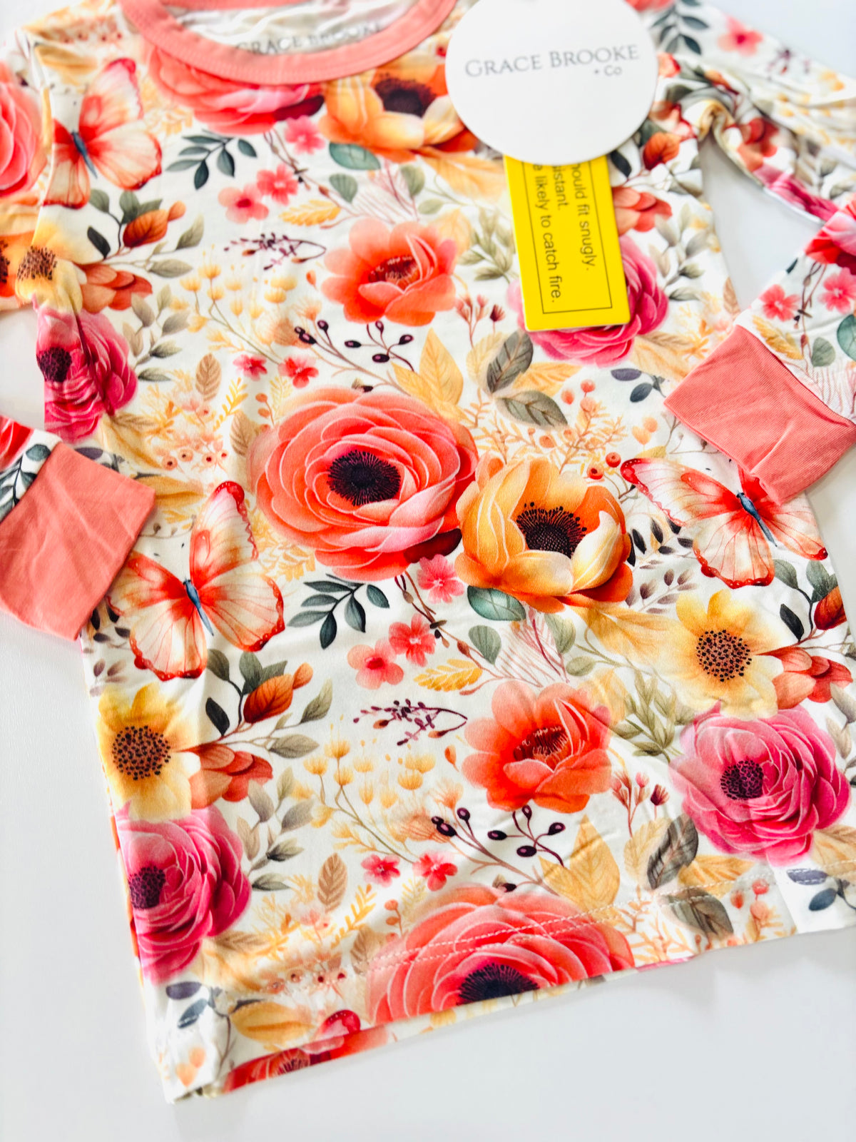 Butterfly Floral Long Sleeve and Pant set