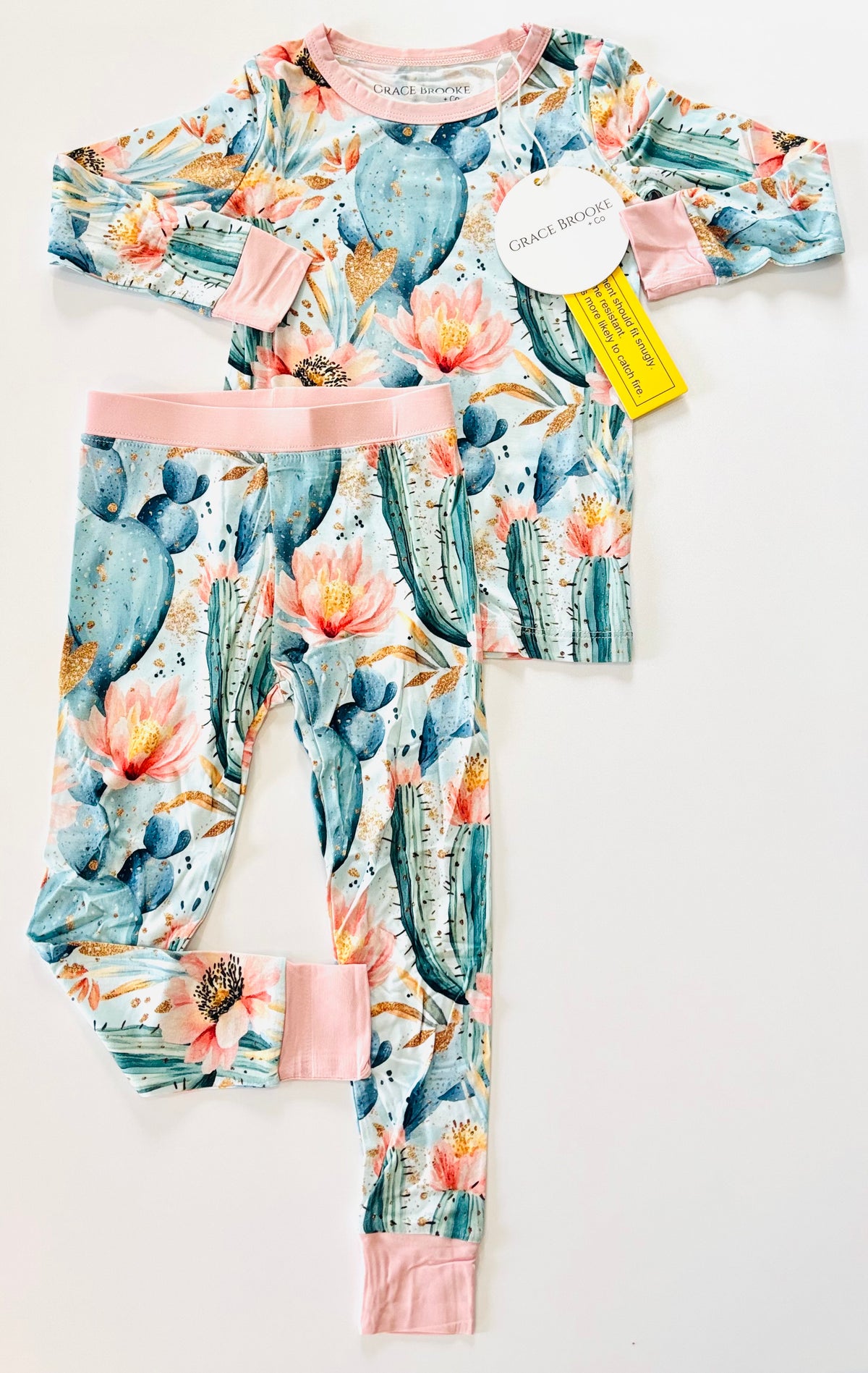 Cactus flowers Long Sleeve & Pants Set
