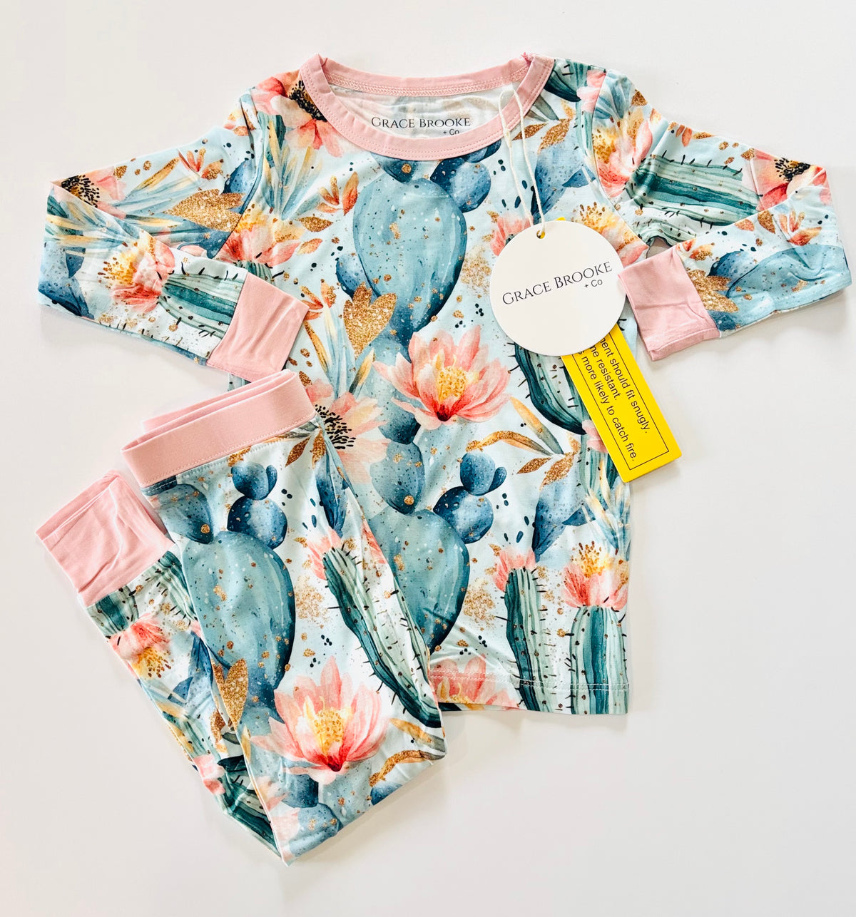 Cactus flowers Long Sleeve & Pants Set
